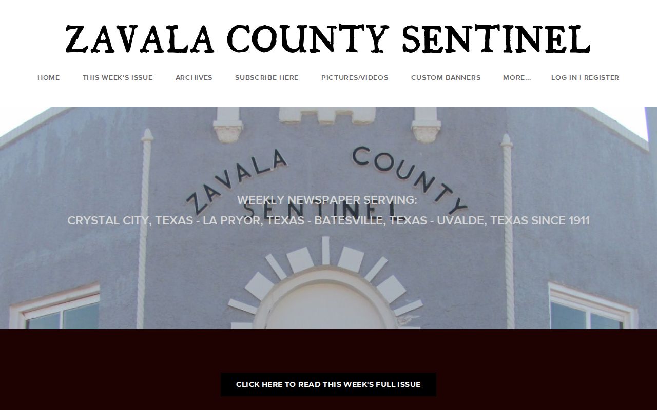 Zavala County Sentinel local crime-news source